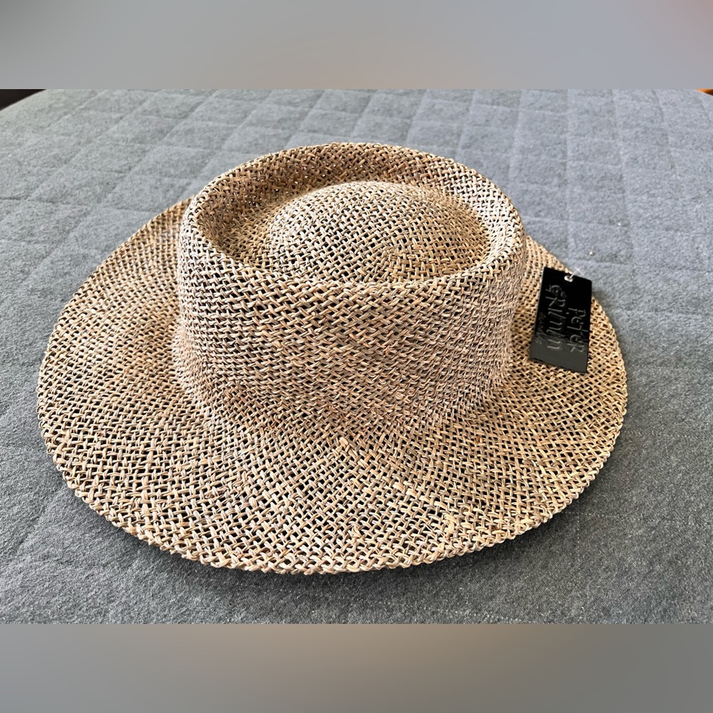 New NWT PETER GRIMM Mens One Size Straw Hat